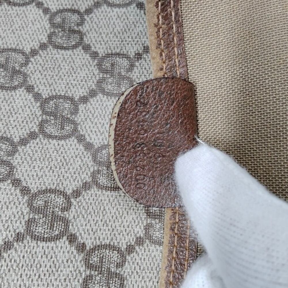 Vintage GUCCI GG Supreme Web Sherry Line Tote Bag 002-123-6487 - Picture 8 of 10
